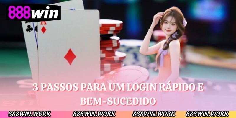 3 passos para um login rápido e bem-sucedido